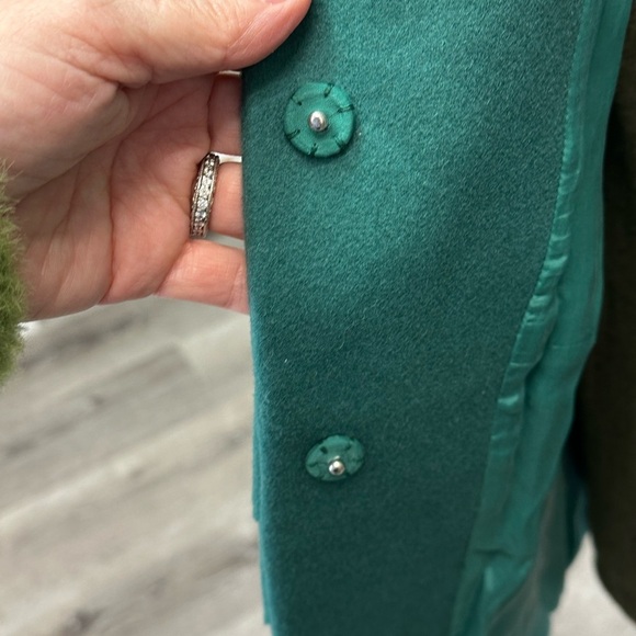 Piazza Sempione Wool Cashmere Blend Coat - Size IT 46 (US 14/16) - Picture 8 of 9